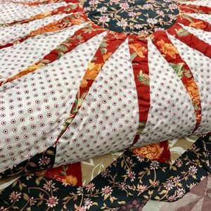 Star/Cubic Patchwork Quilt